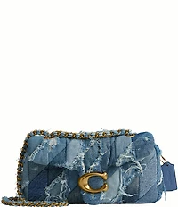 COACH Tabby 26 Repurposed Denim Patchwork Quilting Shoulder Bag