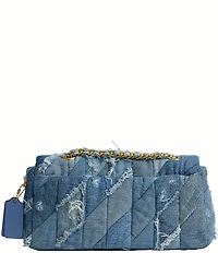 COACH Tabby 26 Repurposed Denim Patchwork Quilting Shoulder Bag