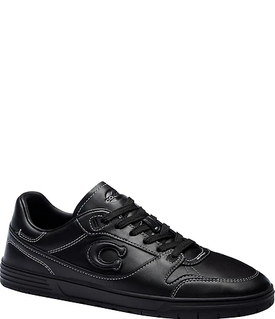 COACH Soft Soho Logo Lace Up Leather Sneakers