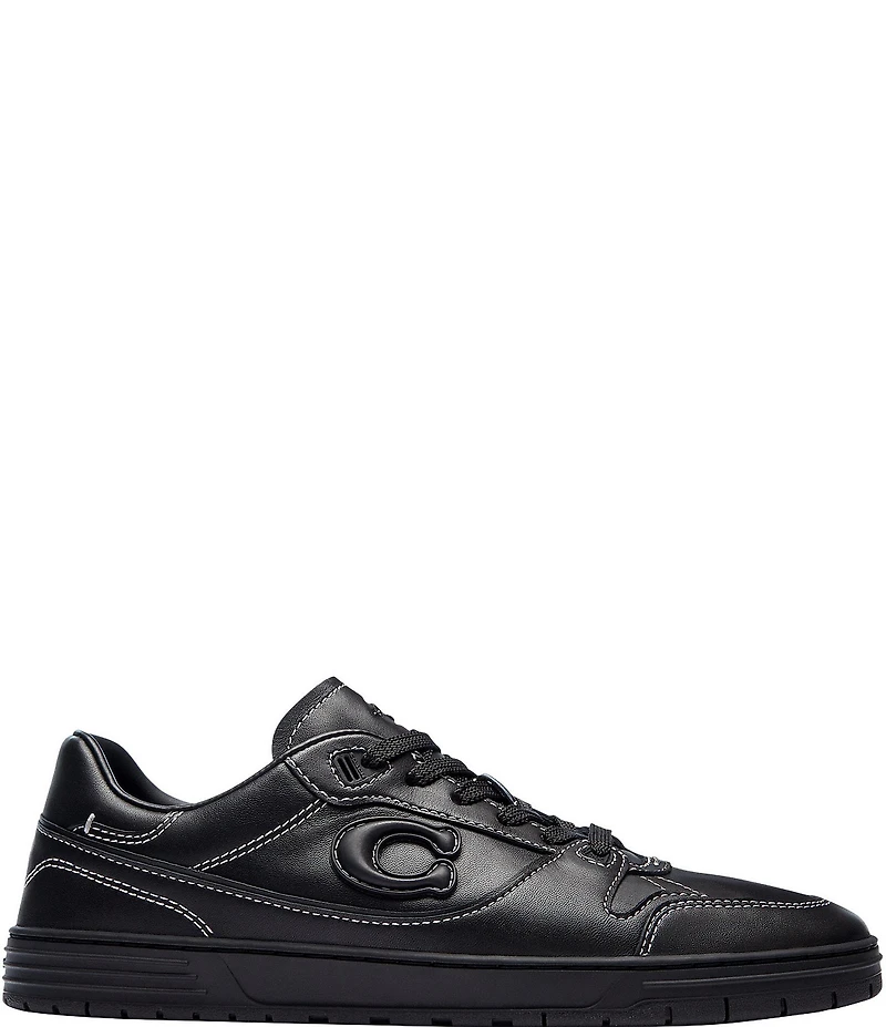 COACH Soft Soho Logo Lace Up Leather Sneakers