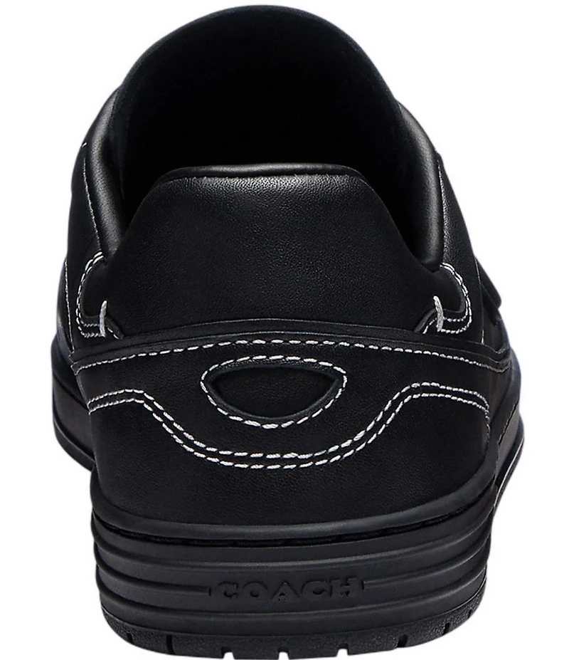 COACH Soft Soho Logo Lace Up Leather Sneakers