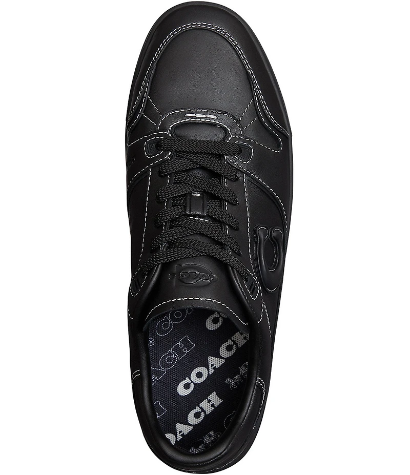 COACH Soft Soho Logo Lace Up Leather Sneakers
