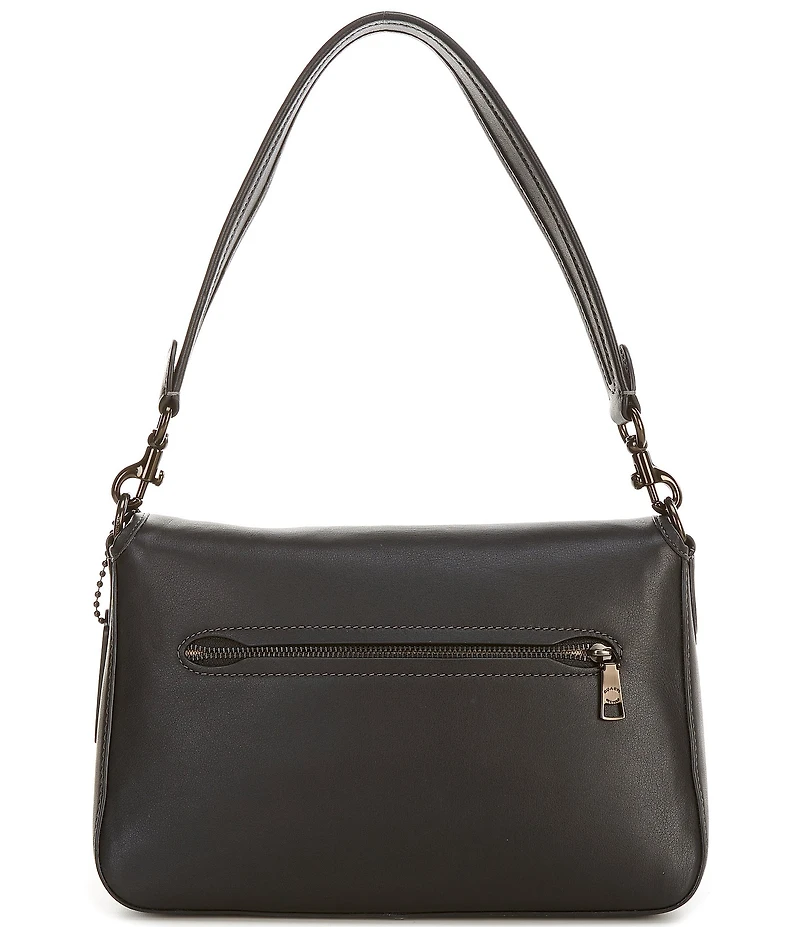COACH Soft Tabby Black Hardware Shoulder Bag