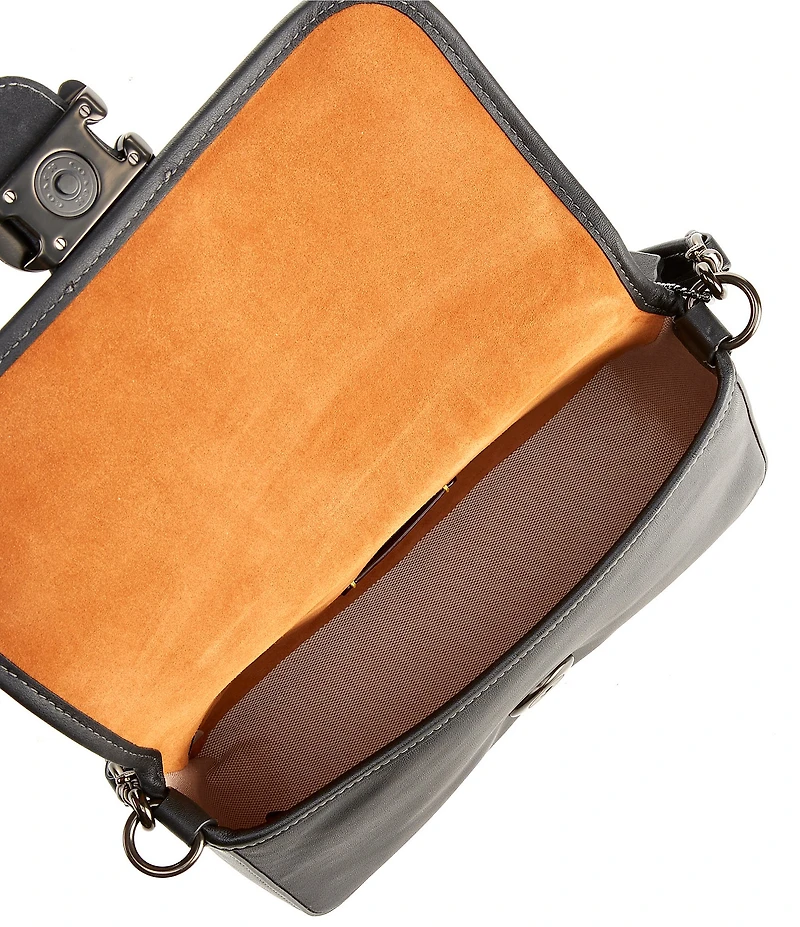 COACH Soft Tabby Black Hardware Shoulder Bag