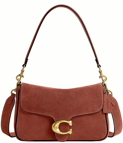 COACH Soft Tabby Suede Shoulder Bag