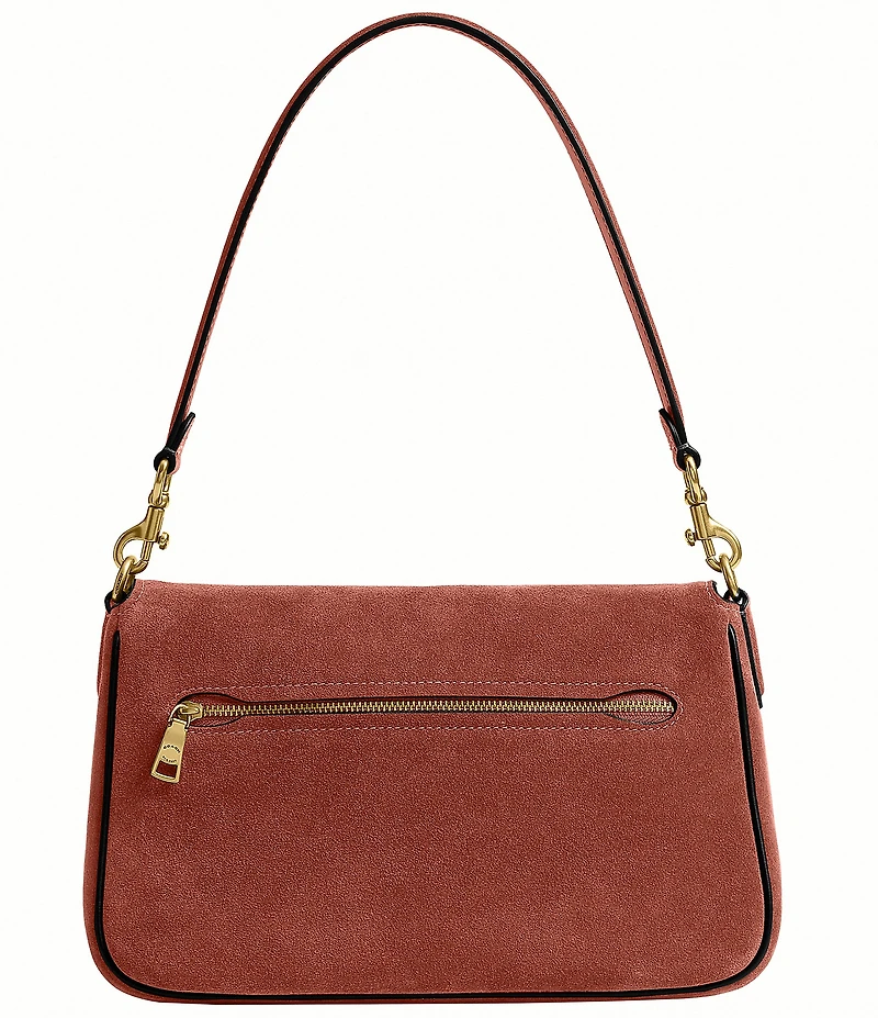COACH Soft Tabby Suede Shoulder Bag