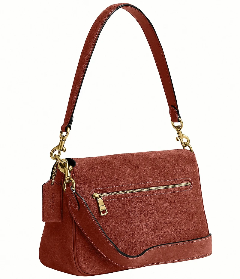 COACH Soft Tabby Suede Shoulder Bag