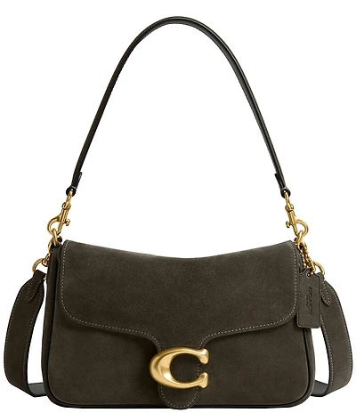 COACH Soft Tabby Suede Shoulder Bag