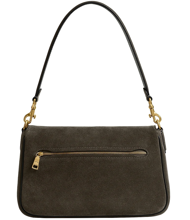 COACH Soft Tabby Suede Shoulder Bag