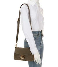 COACH Soft Tabby Suede Shoulder Bag
