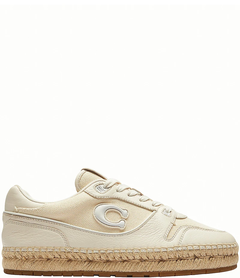 COACH Soho Espadrille Lace Up Sneakers