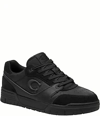 COACH Women's Soho Distressed Suede and Leather Sneakers