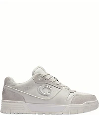 COACH Women's Soho Distressed Suede and Leather Sneakers