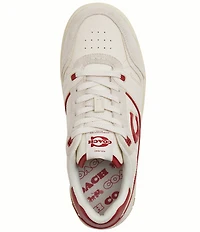 COACH Soho Leather Lace Up Sneakers