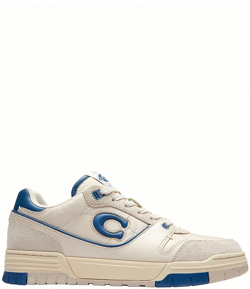 COACH Soho Leather Lace Up Sneakers