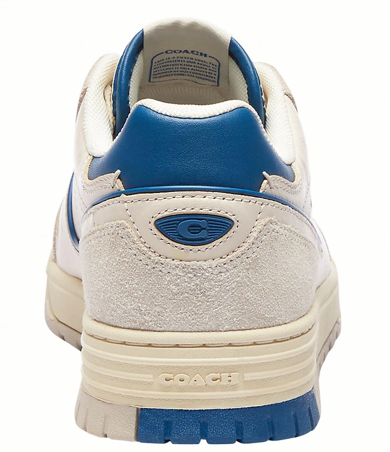 COACH Soho Leather Lace Up Sneakers
