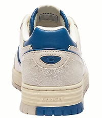 COACH Soho Leather Lace Up Sneakers