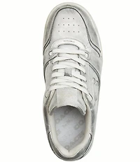 COACH Women's Soho Distressed Metallic Leather Sneakers