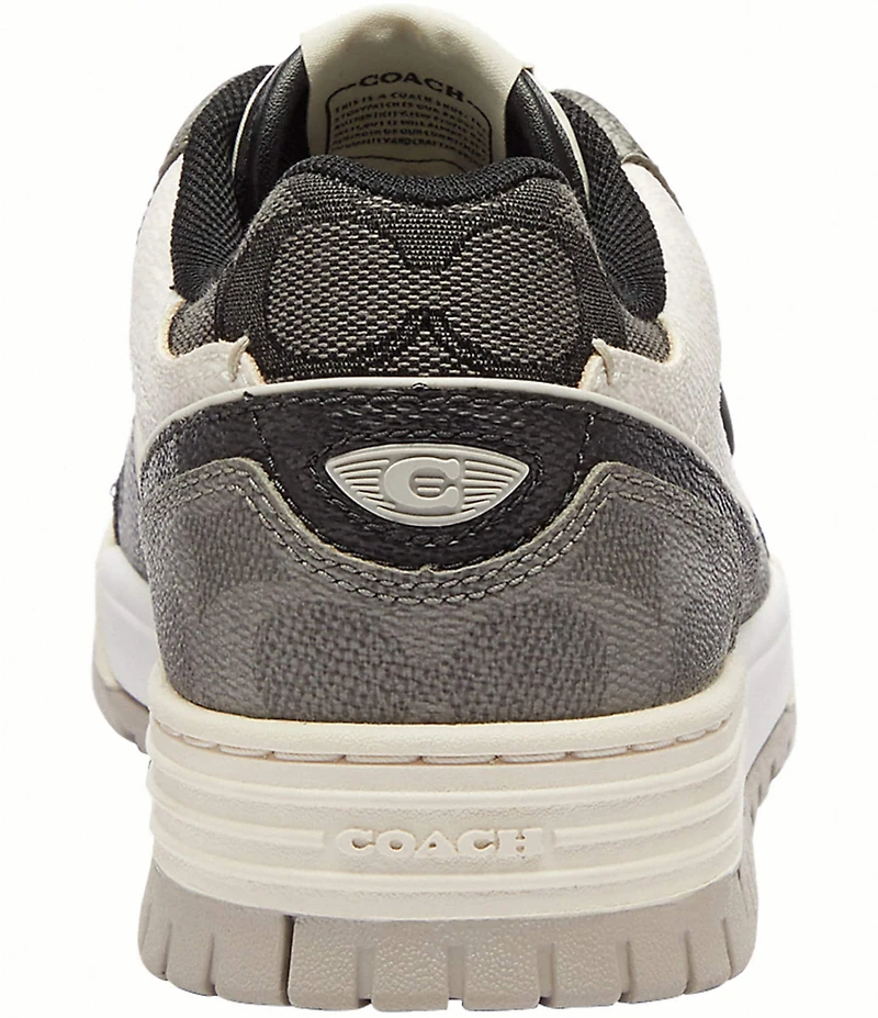 COACH Women's Soho Mixed Canvas Jacquard Signature Logo Sneakers