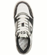 COACH Women's Soho Mixed Canvas Jacquard Signature Logo Sneakers