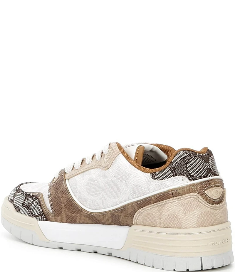 COACH Women's Soho Mixed Canvas Jacquard Signature Logo Sneakers