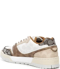 COACH Women's Soho Mixed Canvas Jacquard Signature Logo Sneakers