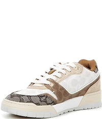 COACH Women's Soho Mixed Canvas Jacquard Signature Logo Sneakers