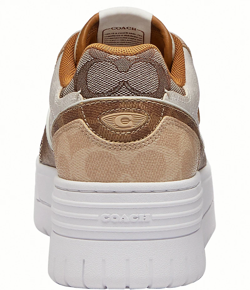 COACH Soho Mixed Signature Platform Sneakers