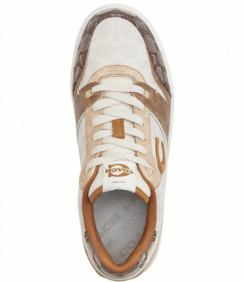 COACH Soho Mixed Signature Platform Sneakers
