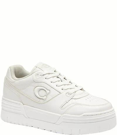 COACH Soho Platform Leather Sneakers