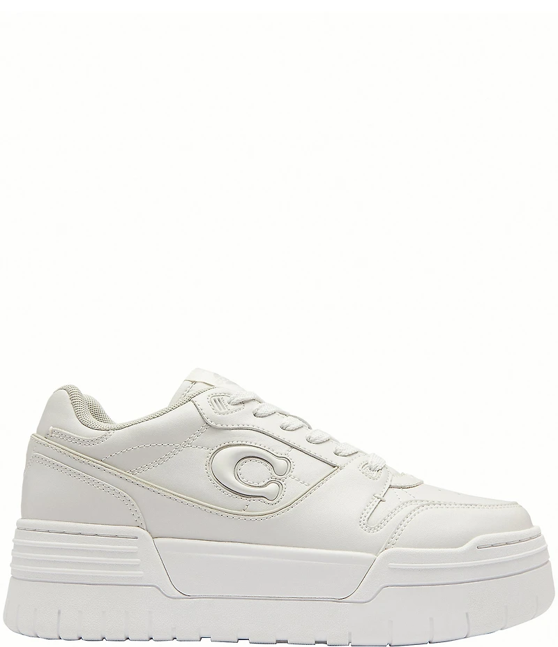 COACH Soho Platform Leather Sneakers