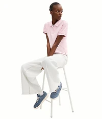 COACH Soho Signature Crystal Denim Lace Up Sneakers