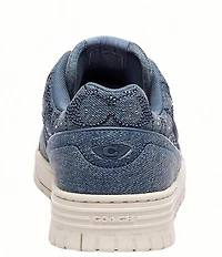 COACH Soho Signature Crystal Denim Lace Up Sneakers