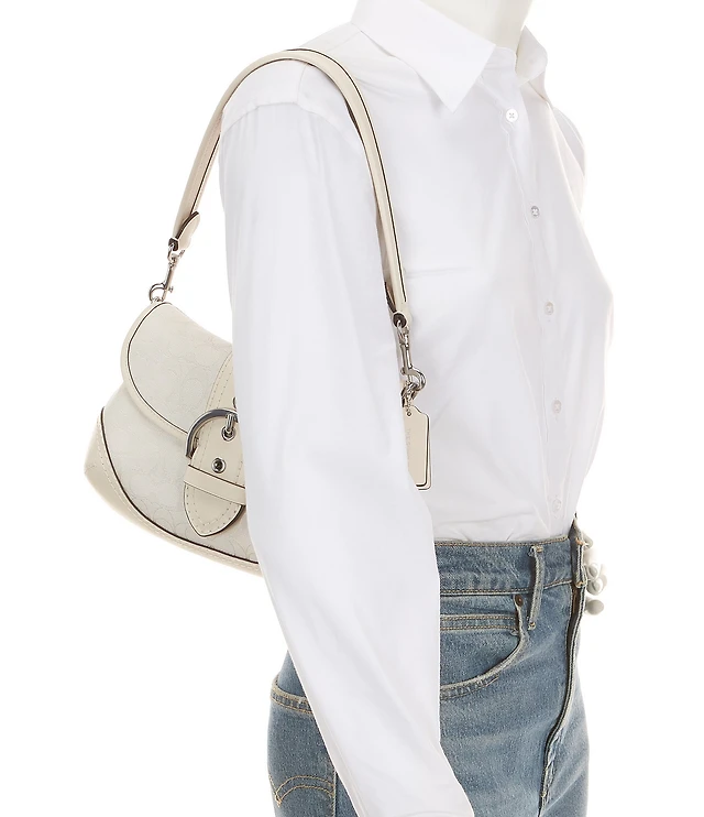 COACH Soho Signature Jacquard Belted Shoulder Bag | Liberty Center