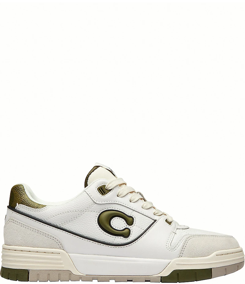 COACH Women's Soho Signature Logo Mixed Material Sneakers