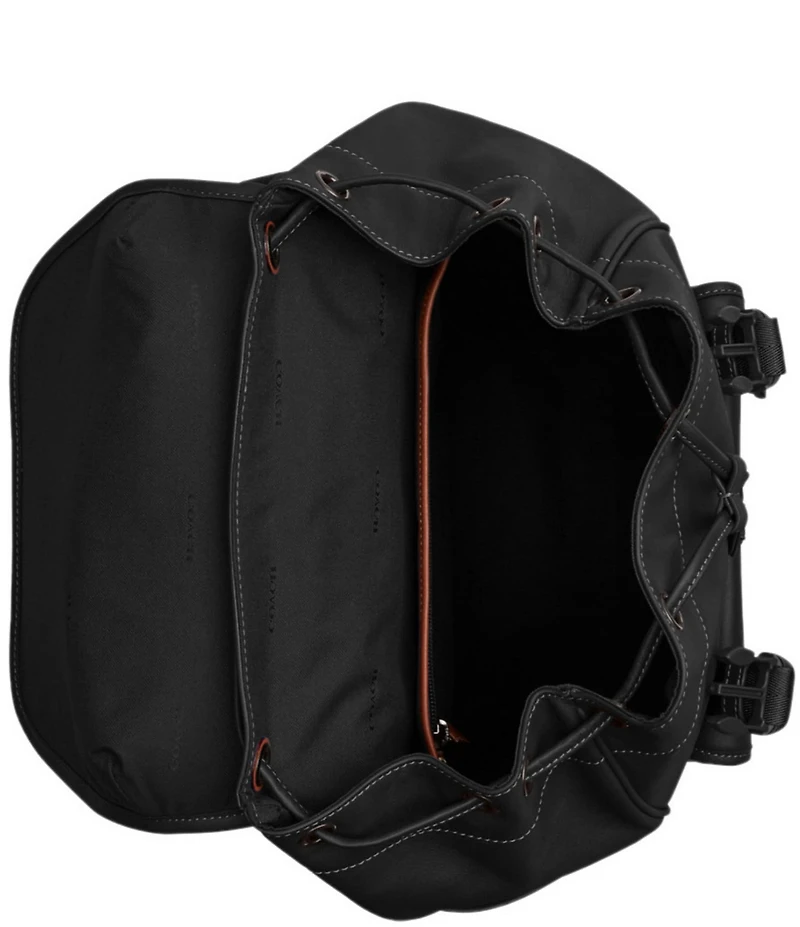 COACH Solid League Flap Backpack