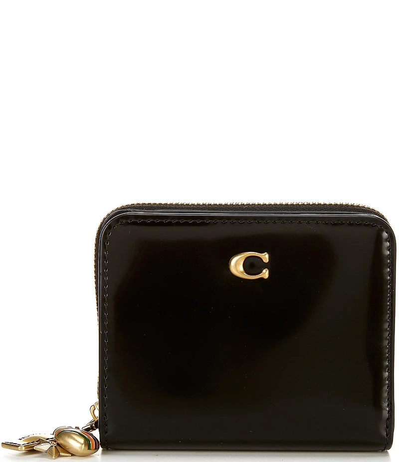 COACH Spazzolato Leather Essential Billfold Wallet