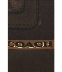 COACH Stacked Tabby Print Woven Silk Square Scarf