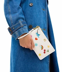 COACH Sticker Print Essential Small Wristlet