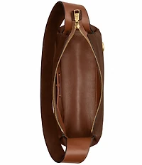 COACH Suede and Leather Lola Shoulder Bag