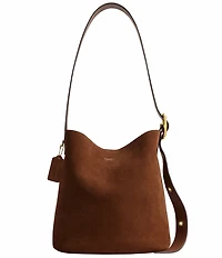 COACH Bleecker Suede Clip Bucket Bag