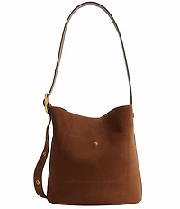 COACH Bleecker Suede Clip Bucket Bag