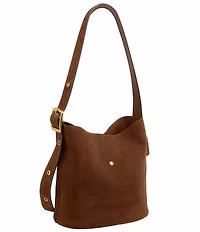 COACH Bleecker Suede Clip Bucket Bag