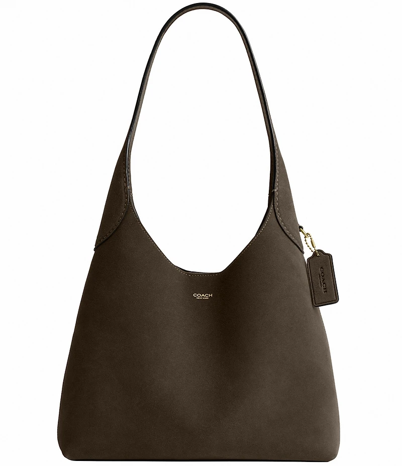 COACH Brooklyn 28 Suede Hobo Bag