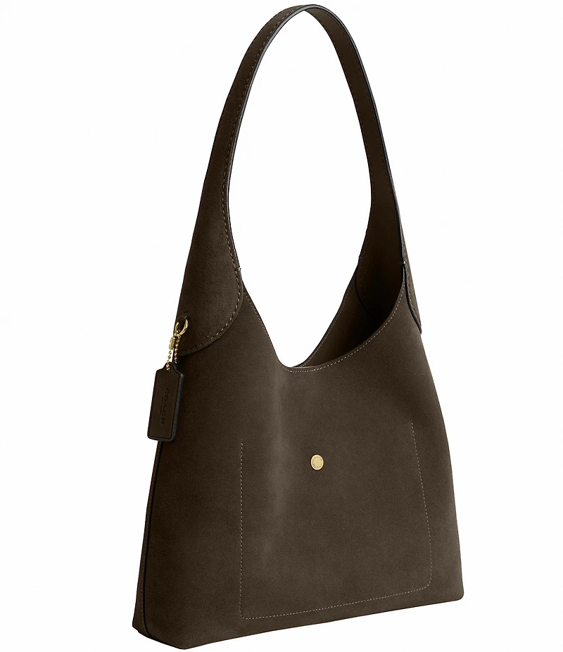 COACH Brooklyn 28 Suede Hobo Bag