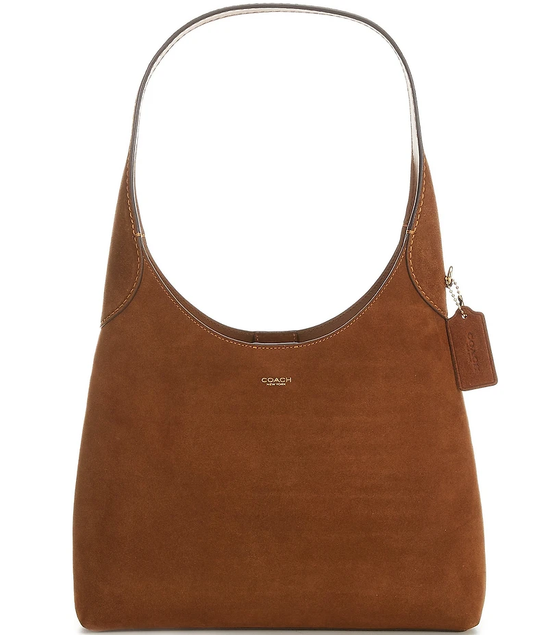 COACH Brooklyn 28 Suede Hobo Bag