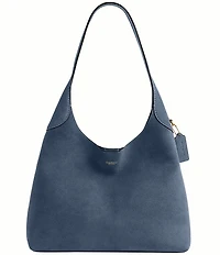 COACH Suede Brooklyn 34 Hobo Shoulder Bag