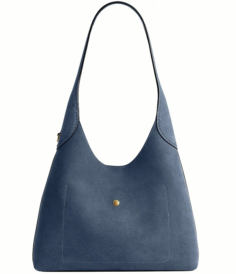 COACH Suede Brooklyn Hobo Shoulder Bag 28