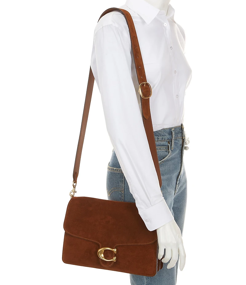 COACH Suede Chain Tabby 30 Shoulder Bag