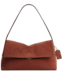 COACH Suede Chelsea Hobo Shoulder Bag 36